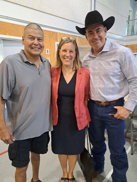 Mandell Pinder lawyer Krista Robertson, Chief Mike Campbell (Boothroyd), and Chief Matt Pasco (Oregon Jack Creek)