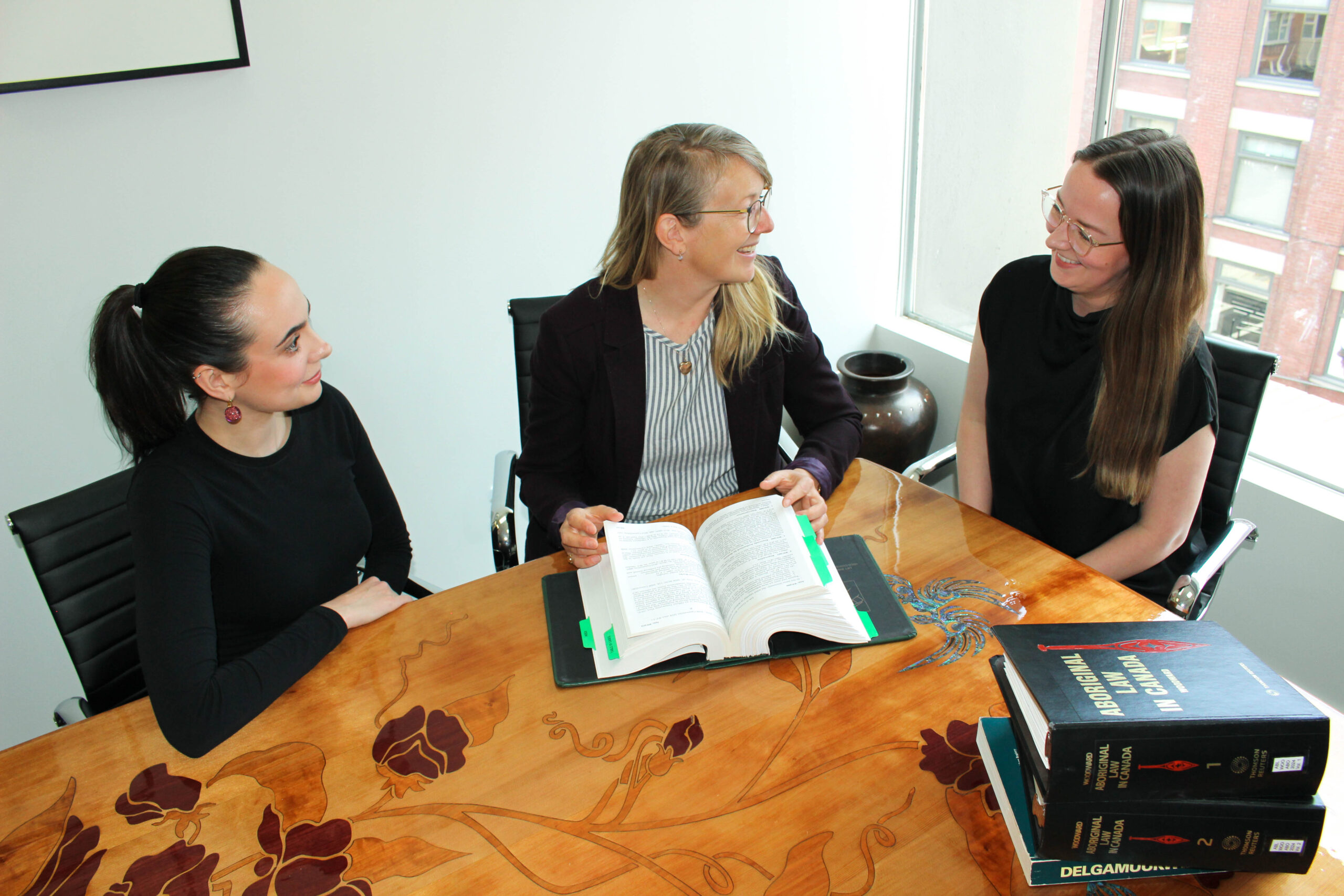 Mandell Pinder students studying Aboriginal Law